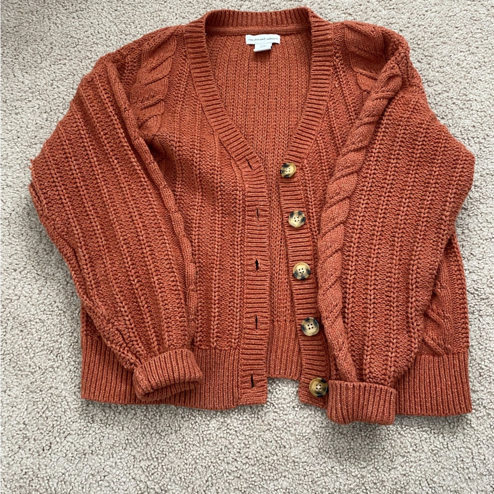 Cupcakes and cashmere cardigan